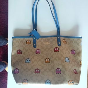 Coach x pacman tote
